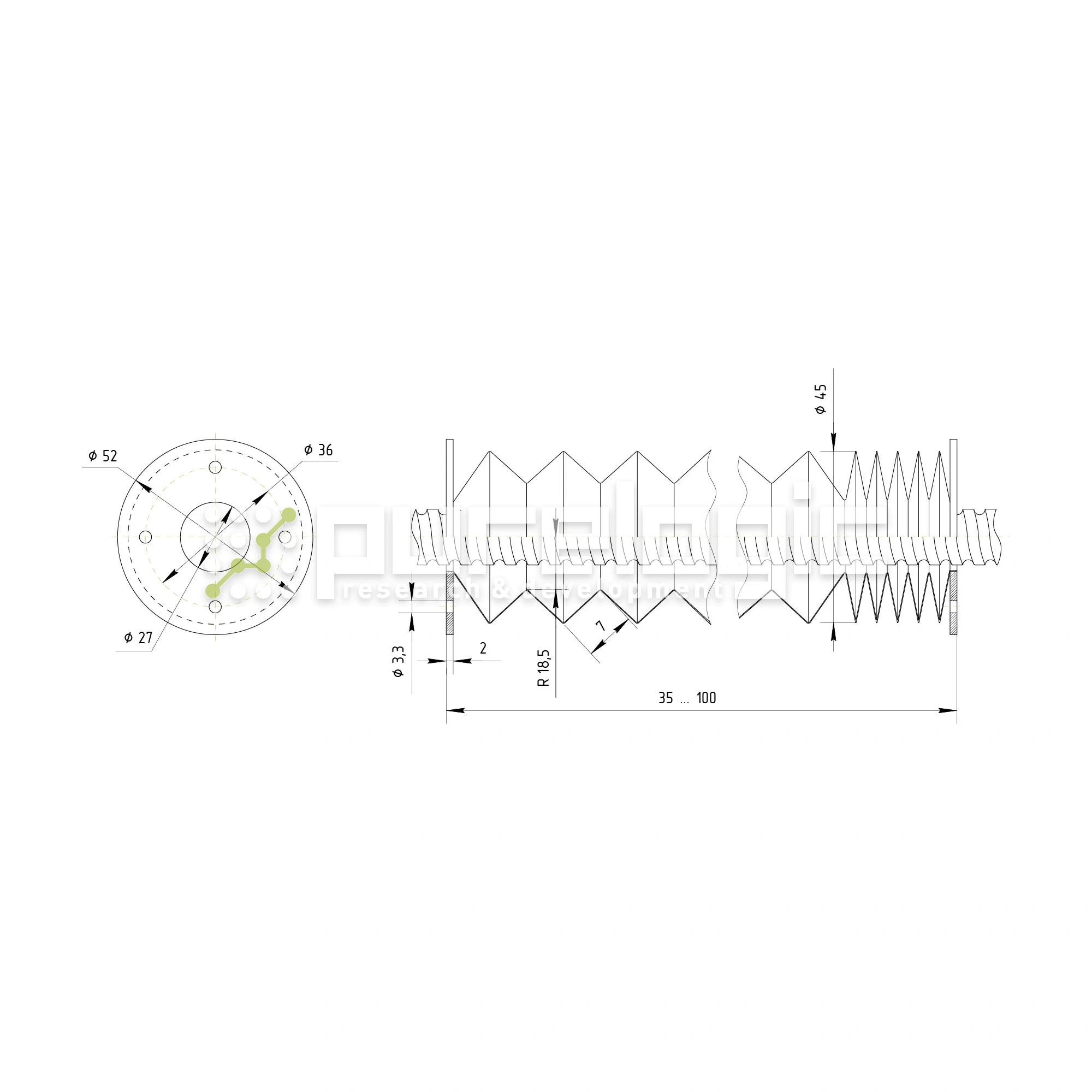 Гофрозащита DCV-B12-100 483 Гофрозащита DCV-B12-100 фото