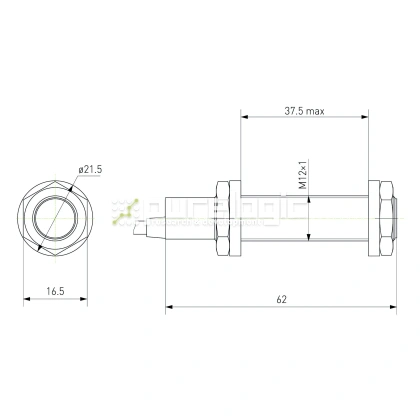 Датчик индуктивный LJ12A3-4-Z/BX (ст., НР, DC) 406 Датчик индуктивный LJ12A3-4-Z/BX (ст., НР, DC) фото
