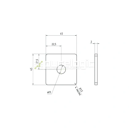 Пластина 4545EGJ-M12 фото