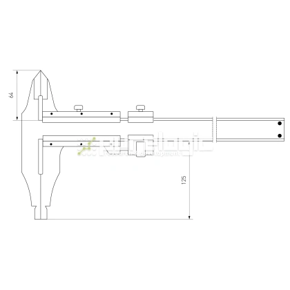 Штангенциркуль IIVC-1000-5 фото