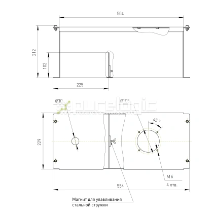 Бак СОЖ PL-WC20 фото
