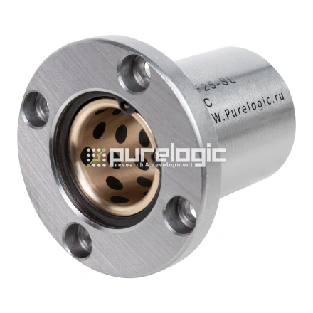 Втулка скольжения с фланцем LMF25-SL фото