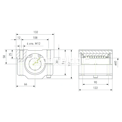 Модуль опорный регулируемый SCJ60 фото