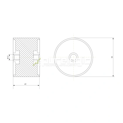 Виброопора DD50x40 433 Виброопора DD50x40 фото