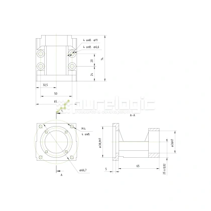 Кронштейн двигателя MBA12-C фото