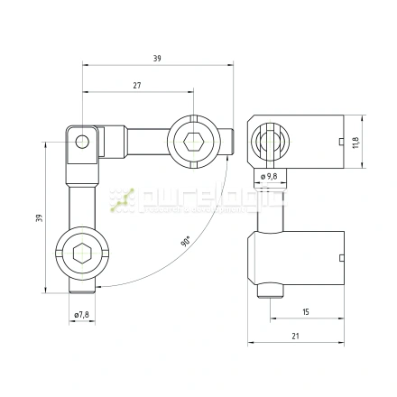 Пазовый соединитель 30MSD-A фото