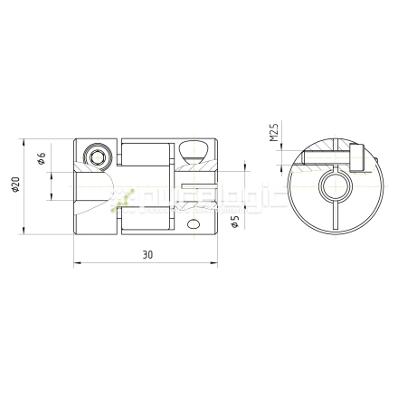 Муфта соединительная BF-20-5-6 фото