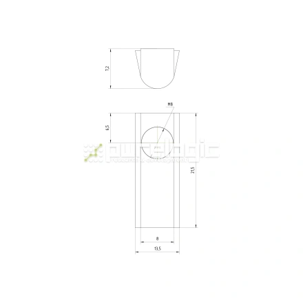 Гайка Т-образная 40TH8 фото