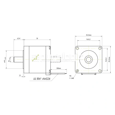 Двигатель шаговый FL20STH30-0604A фото