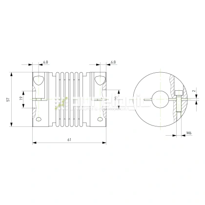 Муфта соединительная BB1-5761-19-20 фото