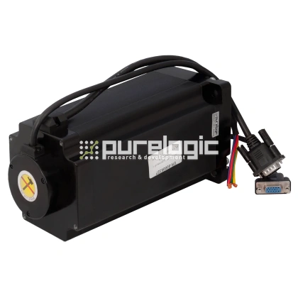 Двигатель шаговый с энкодером PL110H8460-D19-1K фото