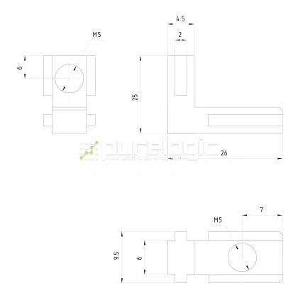 Внутренний угловой соединитель 20DKE 93 Внутренний угловой соединитель 20DKE фото