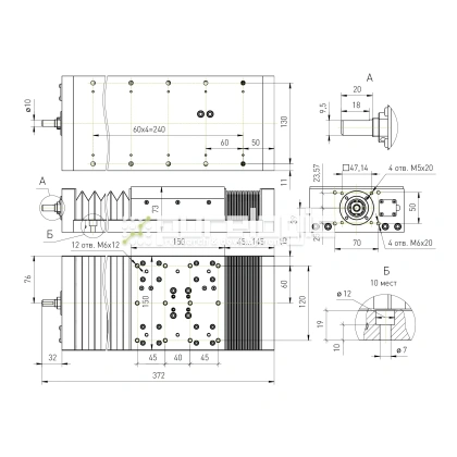 Модуль линейного перемещения PLLM-61L-05100 50 334 Модуль линейного перемещения PLLM-61L-05100 фото