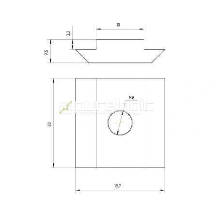 Сухарь пазовый 45HM8 фото
