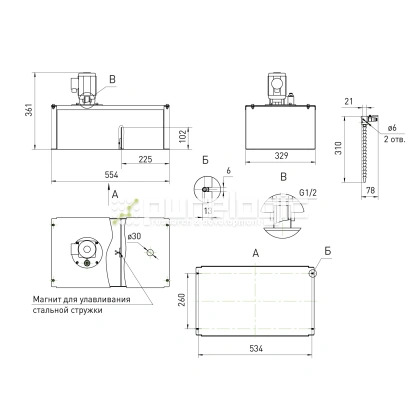 Система подачи СОЖ RY-CF30 фото