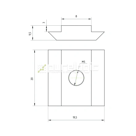 Сухарь пазовый 40HM5 фото