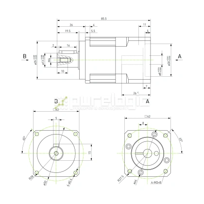 Редуктор планетарный прецизионный 42VRB5K-S13-P0 фото