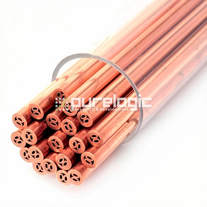 Электрод латунный многоканальный 1.5*400мм 8 511 Электрод латунный многоканальный 1.5*400мм фото