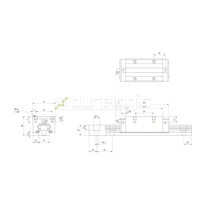 Модуль опорный HSAC GHH15CA 1 800 Модуль опорный HSAC GHH15CA фото