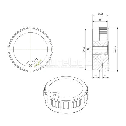 Маховик управления 100328-60*M10 969 Маховик управления 100328-60*M10 фото