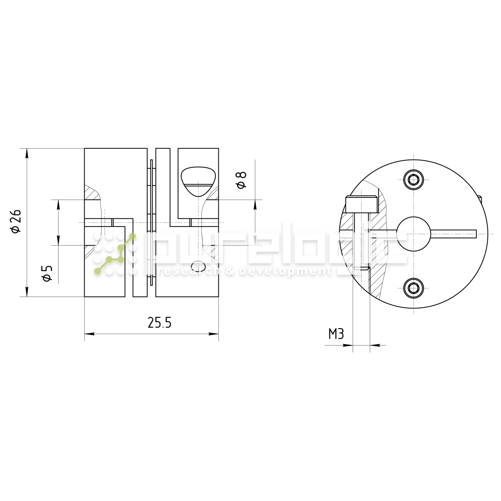 Муфта соединительная BDY-2625.5-5-8 1 522 Муфта соединительная BDY-2625.5-5-8 фото