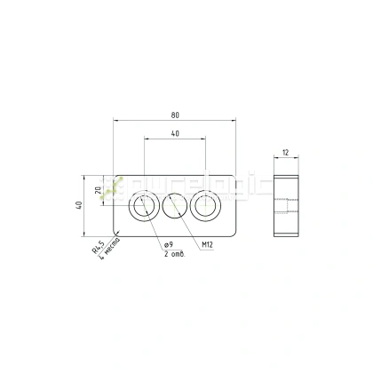 Пластина 4080EGJ-M12 374 Пластина 4080EGJ-M12 фото
