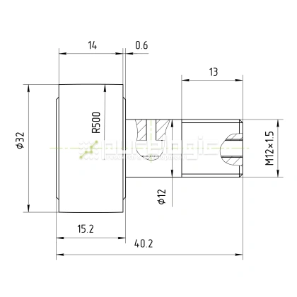 Ролик на игольчатом подшипнике KR32 фото