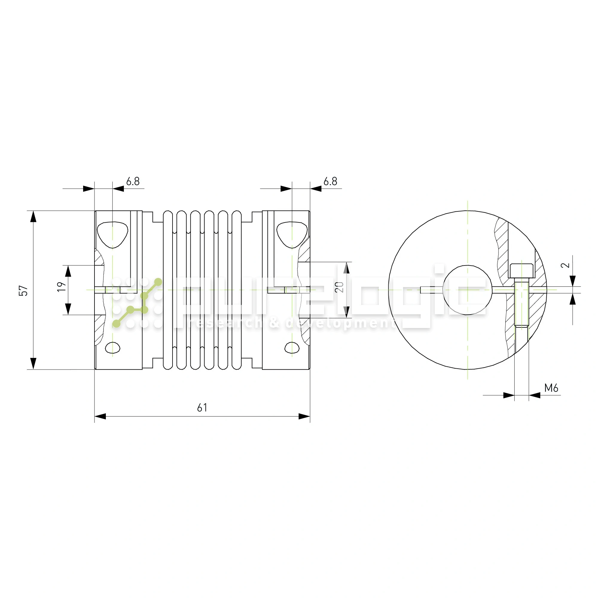 Муфта соединительная BB1-5761-19-20 4 754 Муфта соединительная BB1-5761-19-20 фото