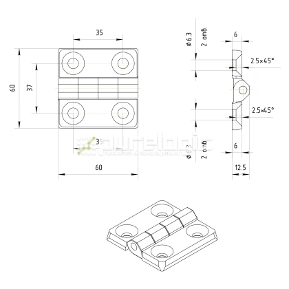 Петля 400114 998 Петля 400114 фото