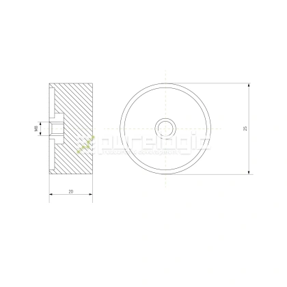 Виброопора DE25x20 83 Виброопора DE25x20 фото