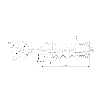 Гофрозащита DCV-B32-100 фото