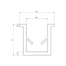 Уплотнитель пазовый UC10