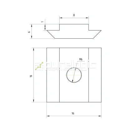 Сухарь пазовый 30HM6 (AL-M6-8S) 31 Сухарь пазовый 30HM6 (AL-M6-8S) фото