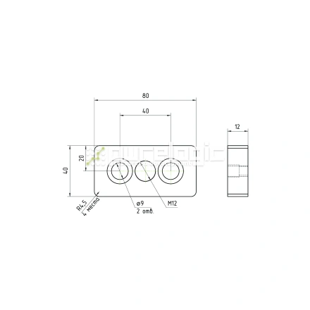 Пластина 4080EGJ-M12 фото
