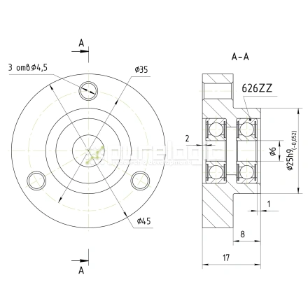 Опора винта PL-FK-6 фото