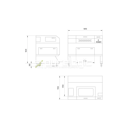 Лазерный станок REINER LH1390-80W фото