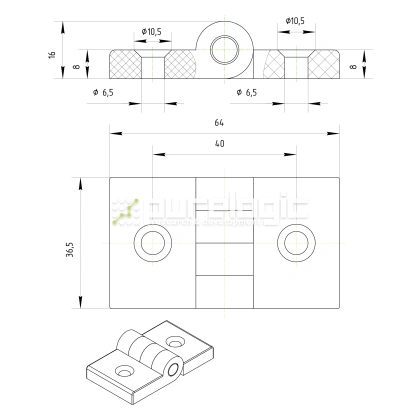 Петля 400107 442 Петля 400107 фото