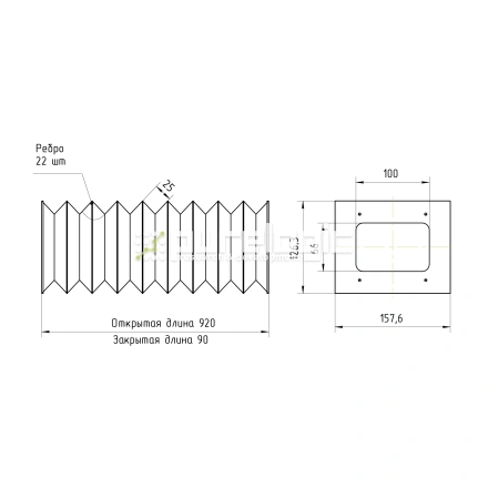 Гофрозащита DCV-T31-800 фото