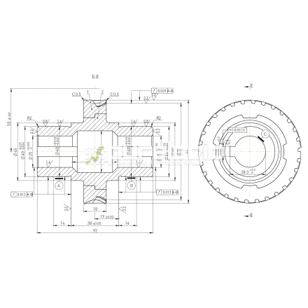 Червячное колесо W5030 фото