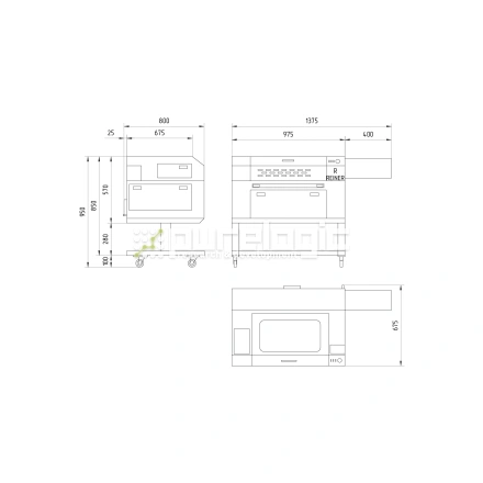 Лазерный станок REINER LH530-60W фото