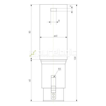 Флюгерный нож SRTG1104 фото