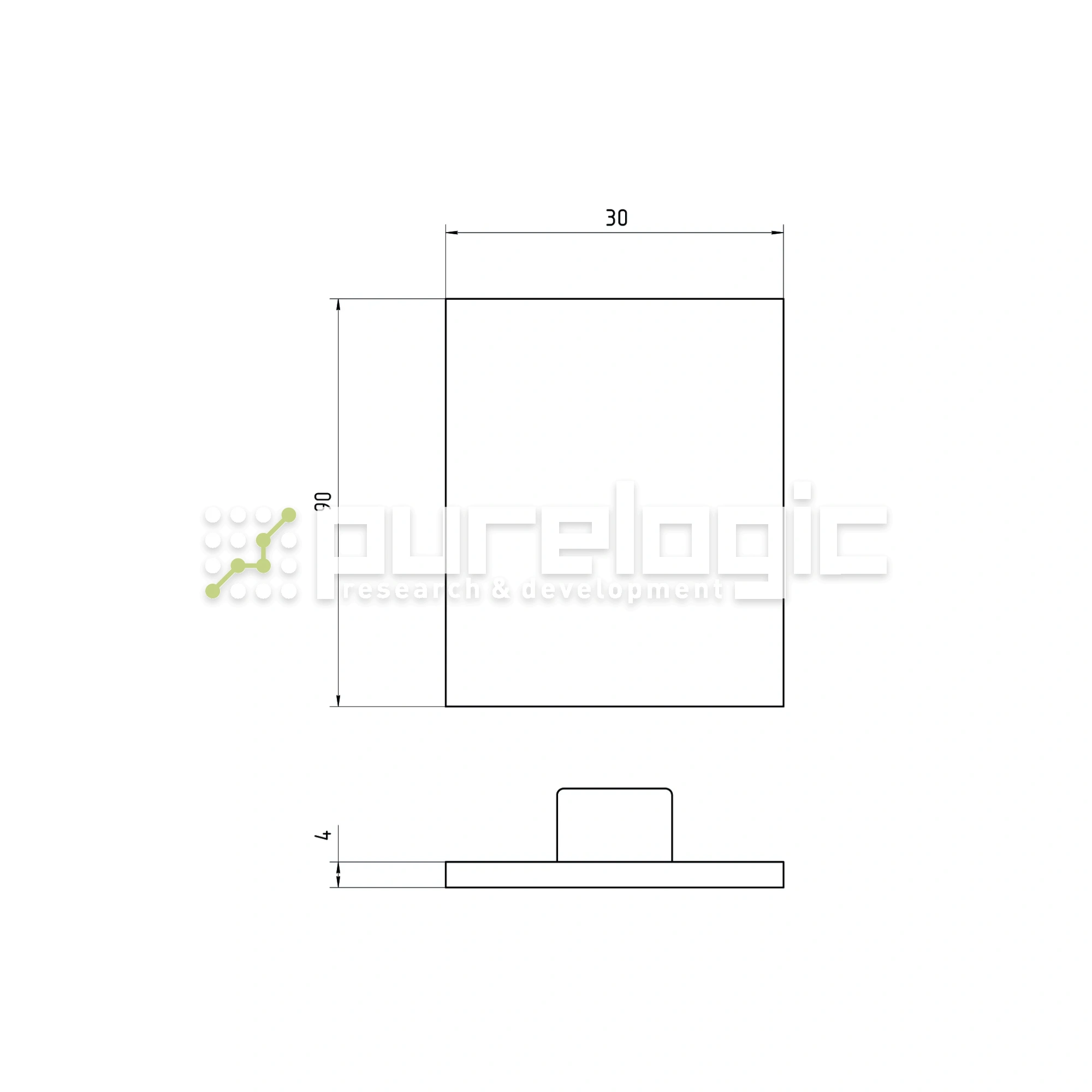 Пластиковая торцевая заглушка 3090BG 48 Пластиковая торцевая заглушка 3090BG фото