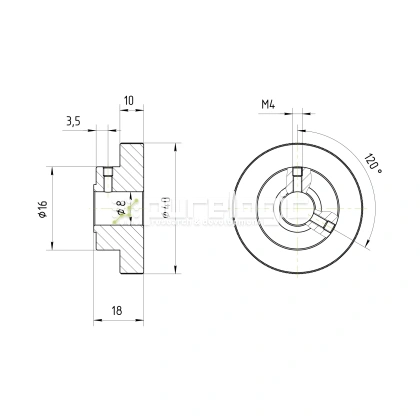 Рукоятка H3512-8 фото