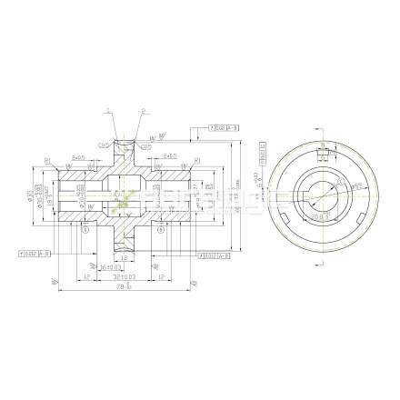 Червячное колесо W4060 фото