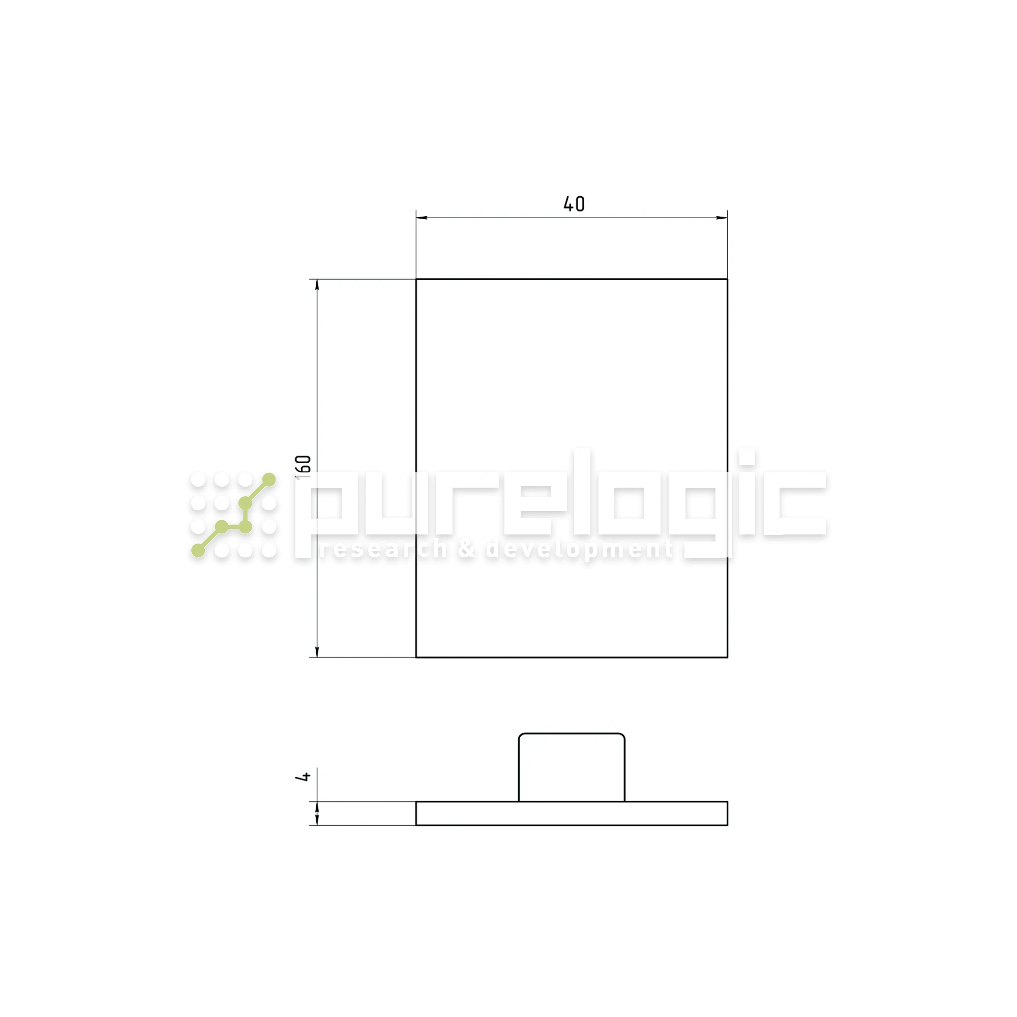 Пластиковая торцевая заглушка 40160BG 91 Пластиковая торцевая заглушка 40160BG фото