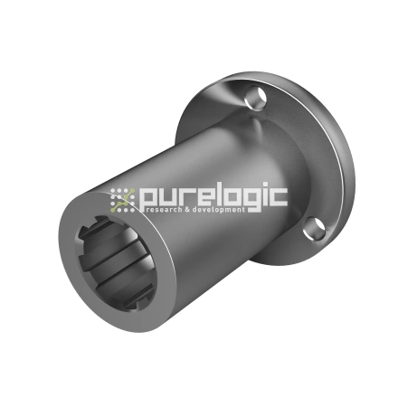 Шлицевая втулка с фланцем SNF-32x38 фото