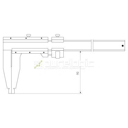 Штангенциркуль IIIVC-400-5 фото