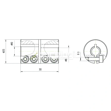 Муфта соединительная BA-2530-8-10 фото