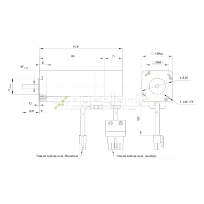 Серводвигатель PL42S0330-D5 фото