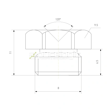 Пресс-масленка CM8x1 фото